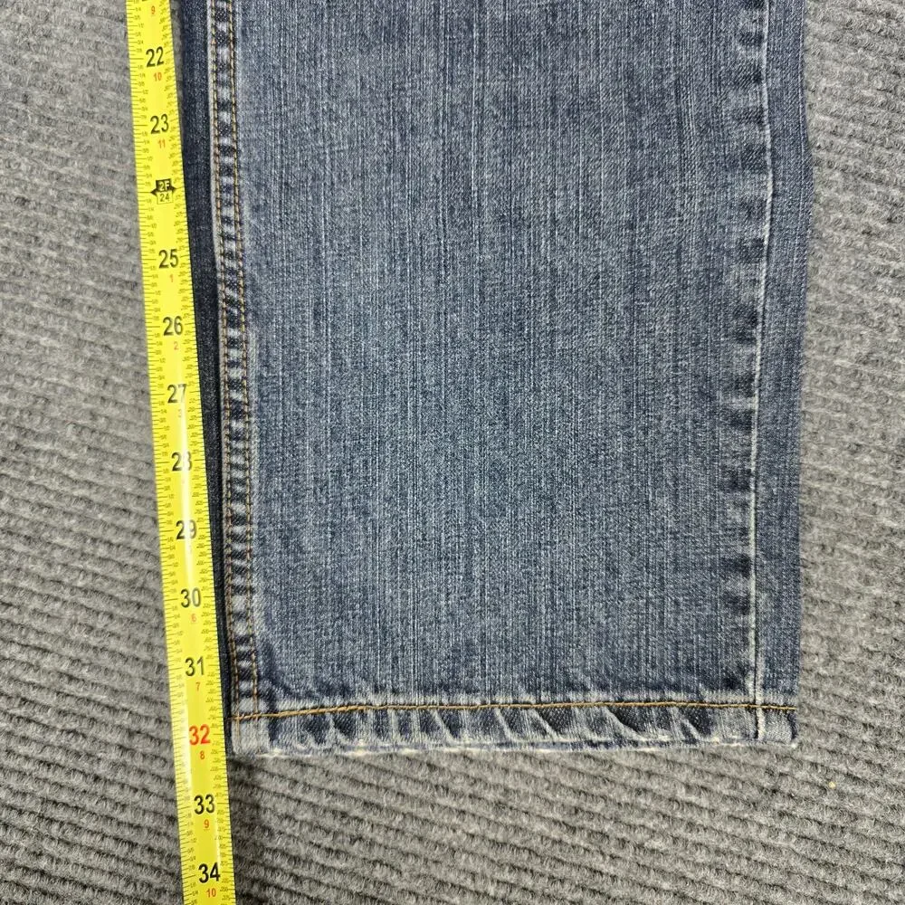 Levi's 559 Relaxed Straight Jeans Men's 38x32 Light Wash Denim Cotton